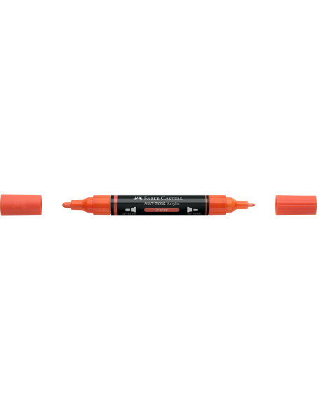 FC185915-5,Marker acrilic multimark cul. 115 portocaliu Faber-castell - Set 5