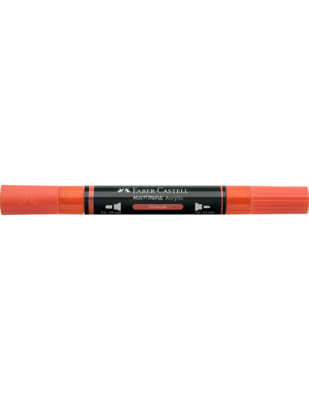 FC185915-5,Marker acrilic multimark cul. 115 portocaliu Faber-castell - Set 5
