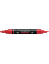 FC185918-5,Marker acrilic multimark cul. 219 rosu capsuna Faber-castell - Set 5