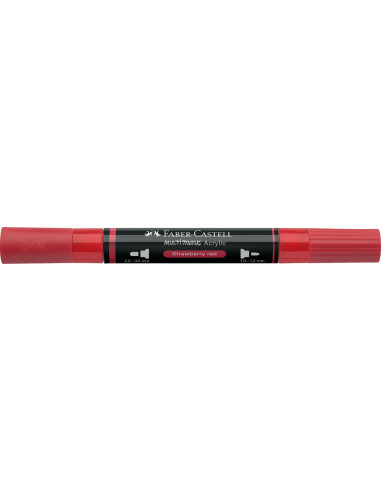 FC185918-5,Marker acrilic multimark cul. 219 rosu capsuna Faber-castell - Set 5