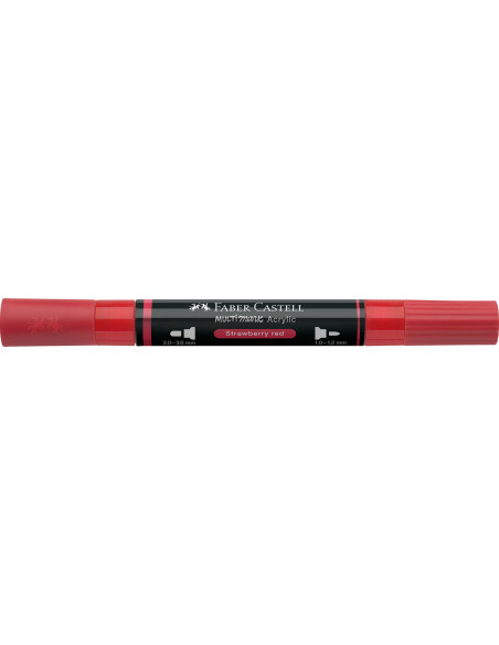 FC185918-5,Marker acrilic multimark cul. 219 rosu capsuna Faber-castell - Set 5