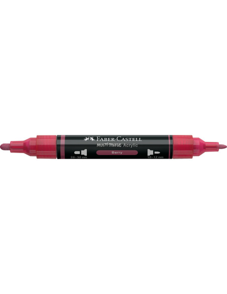 FC185933-5,Marker acrilic multimark cul. 433 zmeura Faber-castell - Set 5