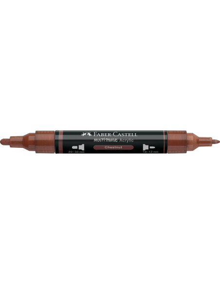 FC185979-5,Marker acrilic multimark cul. 378 maro nuca Faber-castell - Set 5