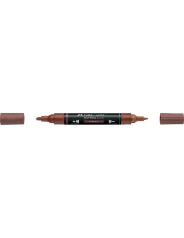 FC185979-5,Marker acrilic multimark cul. 378 maro nuca Faber-castell - Set 5