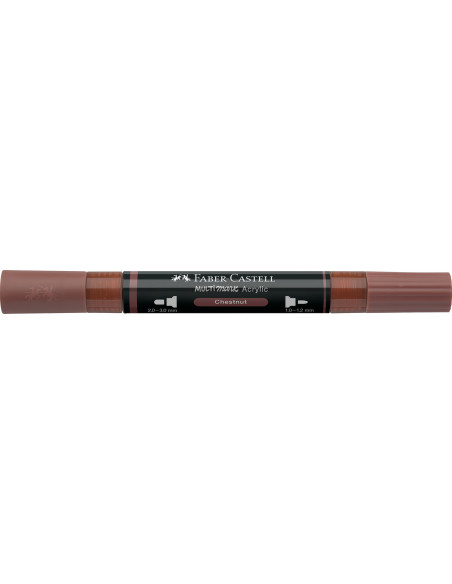 FC185979-5,Marker acrilic multimark cul. 378 maro nuca Faber-castell - Set 5