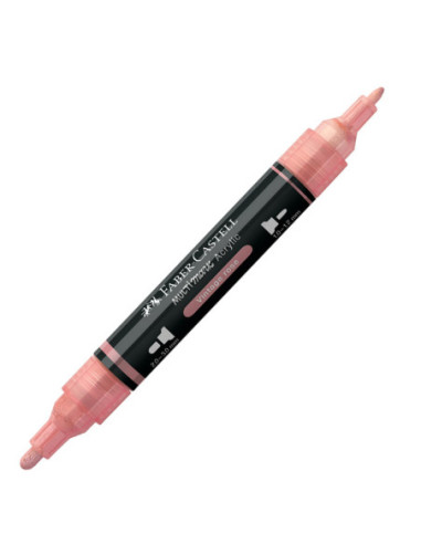 FC185904-5,Marker acrilic multimark cul. 304 roz vintage Faber-castell - Set 5