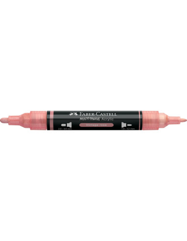FC185904-5,Marker acrilic multimark cul. 304 roz vintage Faber-castell - Set 5
