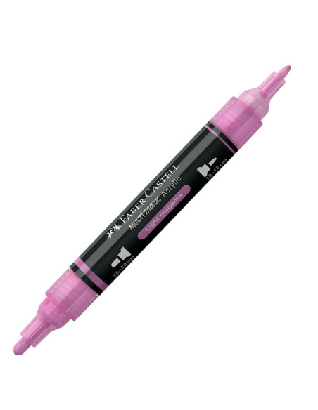 FC185919-5,Marker acrilic multimark cul. 119 magenta deschis Faber-castell - Set 5