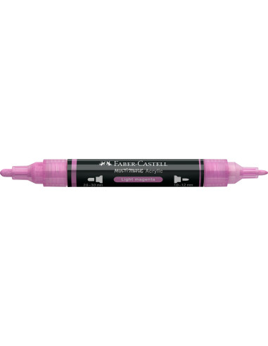 FC185919-5,Marker acrilic multimark cul. 119 magenta deschis Faber-castell - Set 5
