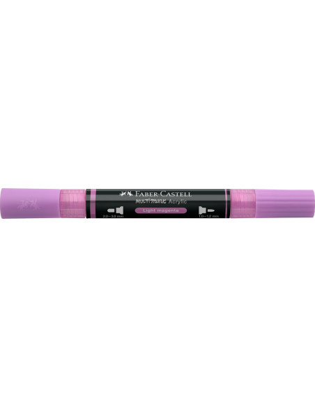 FC185919-5,Marker acrilic multimark cul. 119 magenta deschis Faber-castell - Set 5