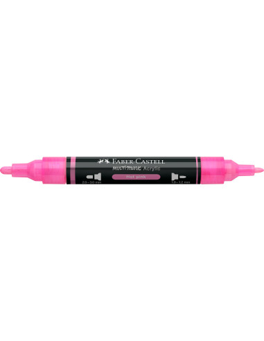 FC185929-5,Marker acrilic multimark cul. 329 roz aprins Faber-castell - Set 5