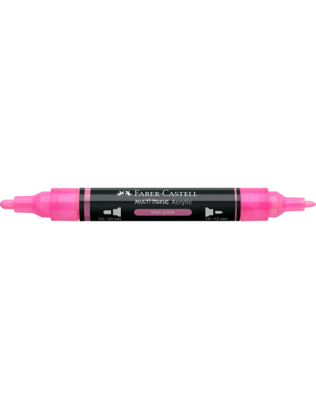 FC185929-5,Marker acrilic multimark cul. 329 roz aprins Faber-castell - Set 5