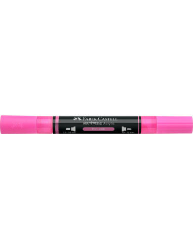 FC185929-5,Marker acrilic multimark cul. 329 roz aprins Faber-castell - Set 5