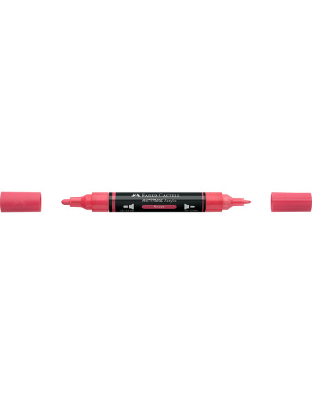 FC185924-5,Marker acrilic multimark cul. 124 rosu Faber-castell - Set 5