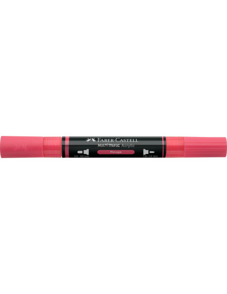 FC185924-5,Marker acrilic multimark cul. 124 rosu Faber-castell - Set 5