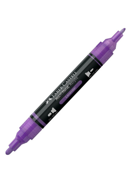 FC185936-5,Marker acrilic multimark cul. 136 levantica Faber-castell - Set 5