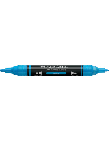 FC185949-5,Marker acrilic multimark cul. 448 albastru azure Faber-castell - Set 5