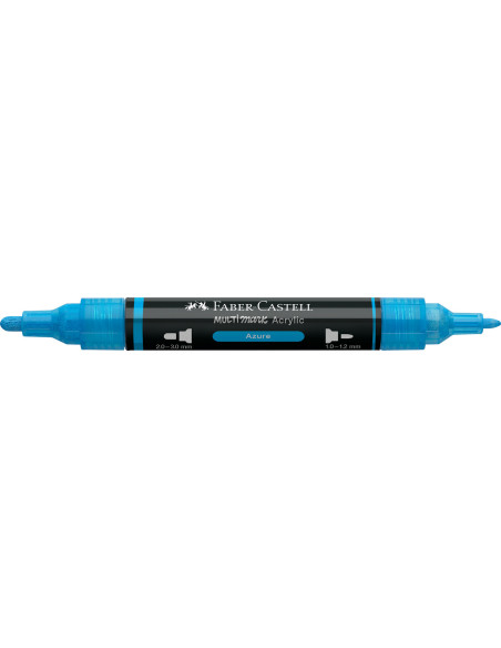 FC185949-5,Marker acrilic multimark cul. 448 albastru azure Faber-castell - Set 5
