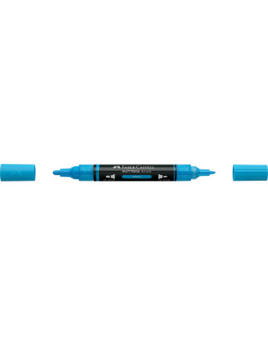 FC185949-5,Marker acrilic multimark cul. 448 albastru azure Faber-castell - Set 5