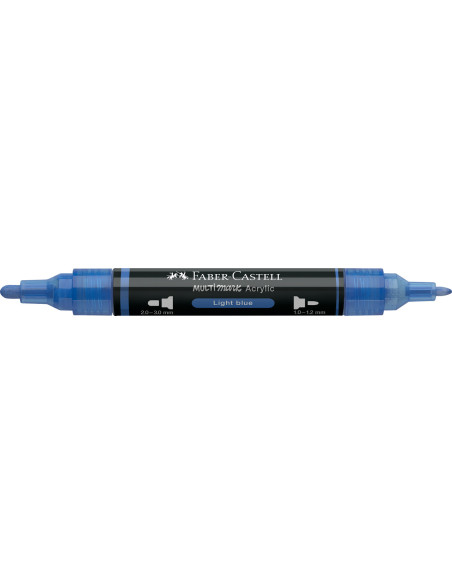 FC185940-5,Marker acrilic multimark cul. 140 albastru deschis Faber-castell - Set 5
