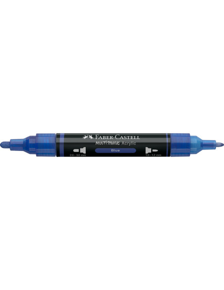 FC185921-5,Marker acrilic multimark cul. 120 albastru Faber-castell - Set 5
