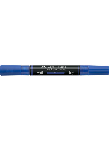 FC185921-5,Marker acrilic multimark cul. 120 albastru Faber-castell - Set 5