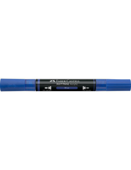 FC185921-5,Marker acrilic multimark cul. 120 albastru Faber-castell - Set 5