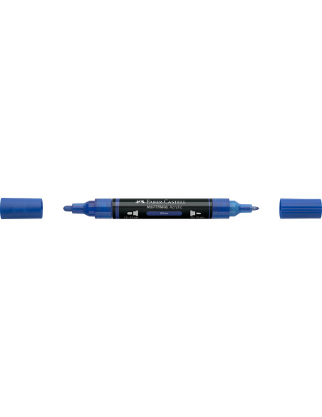 FC185921-5,Marker acrilic multimark cul. 120 albastru Faber-castell - Set 5