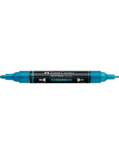 FC185913-5,Marker acrilic multimark cul. 313 turcoaz Faber-castell - Set 5