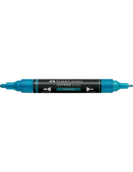 FC185913-5,Marker acrilic multimark cul. 313 turcoaz Faber-castell - Set 5