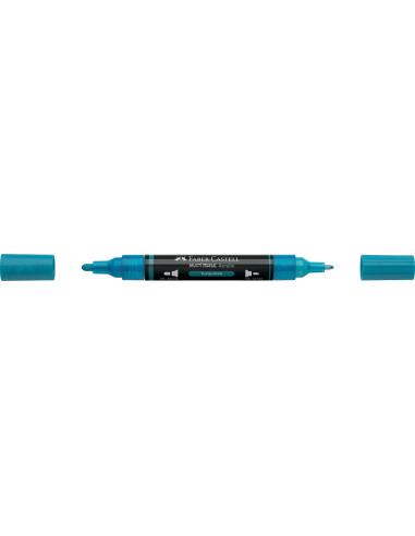 FC185913-5,Marker acrilic multimark cul. 313 turcoaz Faber-castell - Set 5