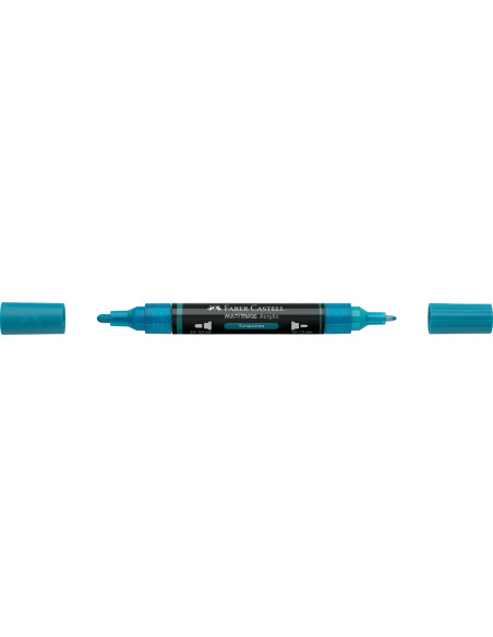 FC185913-5,Marker acrilic multimark cul. 313 turcoaz Faber-castell - Set 5