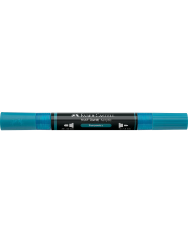 FC185913-5,Marker acrilic multimark cul. 313 turcoaz Faber-castell - Set 5