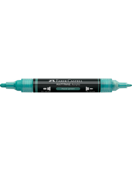 FC185976-5,Marker acrilic multimark cul. 276 verde aqua Faber-castell - Set 5