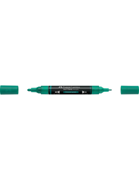 FC185958-5,Marker acrilic multimark cul. 358 verde smarald Faber-castell - Set 5