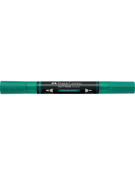 FC185958-5,Marker acrilic multimark cul. 358 verde smarald Faber-castell - Set 5