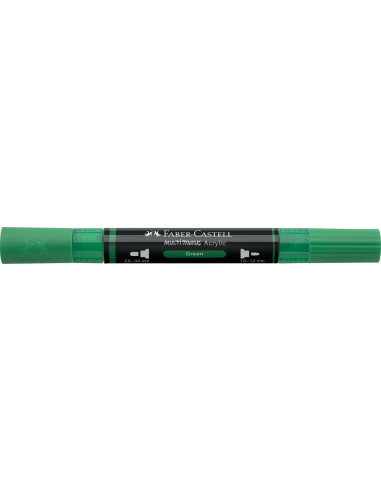 FC185916-5,Marker acrilic multimark cul. 316 verde Faber-castell - Set 5