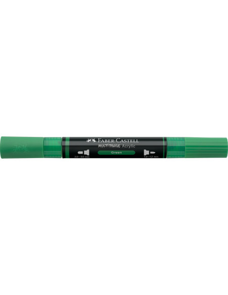 FC185916-5,Marker acrilic multimark cul. 316 verde Faber-castell - Set 5