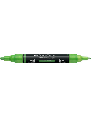 FC185912-5,Marker acrilic multimark cul. 112 verde frunza Faber-castell - Set 5