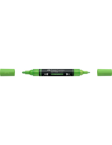 FC185912-5,Marker acrilic multimark cul. 112 verde frunza Faber-castell - Set 5