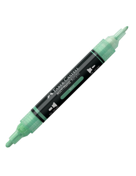 FC185911-5,Marker acrilic multimark cul. 412 menta Faber-castell - Set 5