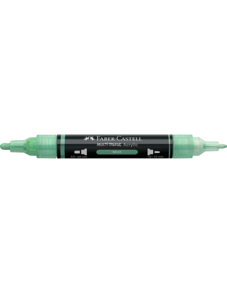FC185911-5,Marker acrilic multimark cul. 412 menta Faber-castell - Set 5