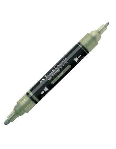 FC185972-5,Marker acrilic multimark cul. 172 verde arctic Faber-castell - Set 5