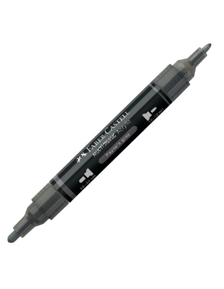 FC185981-5,Marker acrilic multimark cul. 181 gri payne Faber-castell - Set 5