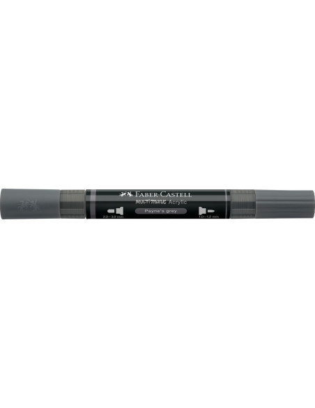 FC185981-5,Marker acrilic multimark cul. 181 gri payne Faber-castell - Set 5