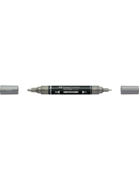 FC185951-5,Marker acrilic multimark cul. 251 argintiu Faber-castell - Set 5