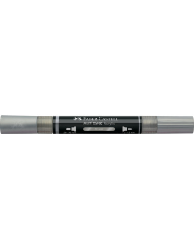 FC185951-5,Marker acrilic multimark cul. 251 argintiu Faber-castell - Set 5