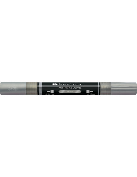 FC185951-5,Marker acrilic multimark cul. 251 argintiu Faber-castell - Set 5