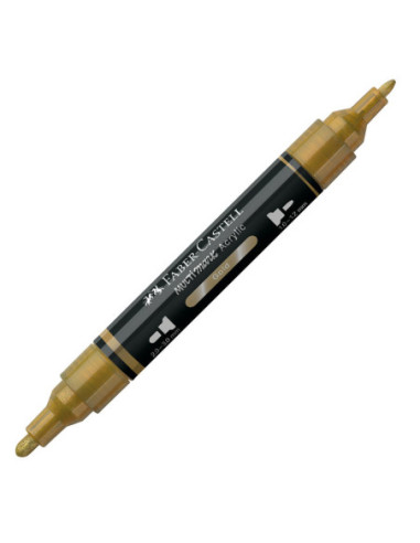 FC185950-5,Marker acrilic multimark cul. 250 auriu Faber-castell - Set 5