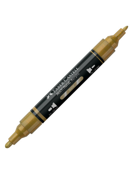 FC185950-5,Marker acrilic multimark cul. 250 auriu Faber-castell - Set 5